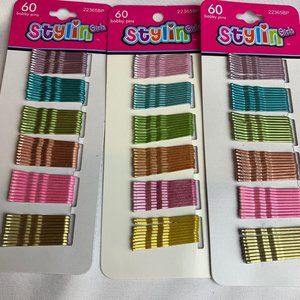 Stylin Hair Bobby Pins   3 packs